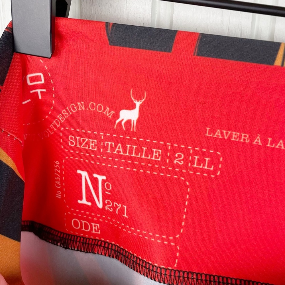 Volt Design No 271 Ode Face Abstract Print Leggin… - image 7